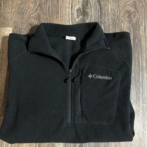 Columbia Men's Black Quarter-Zip Fleece